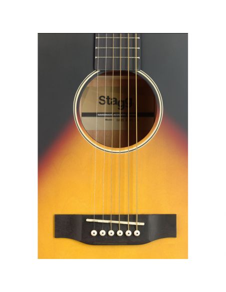 Akustinė gitara kairiarankiams Stagg SA35 A-VS LH