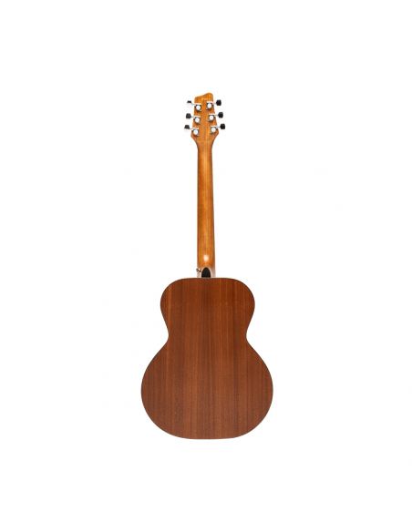 Acoustic auditorium guitar, sapele, natural finish
