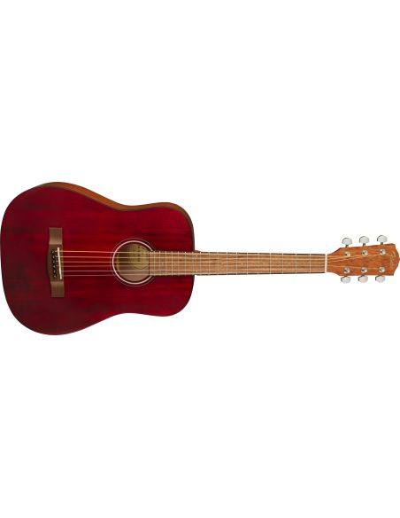 Acoustic guitar Fender FA-15 STEEL 3/4 RED W/BAG WN