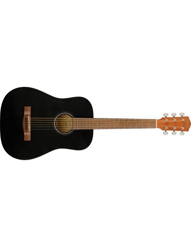 Akustinė gitara Akustinė gitara Fender FA-15 STEEL 3/4 BLACK W/BAG WN