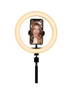 Lighted ring with stand Plugger Studio Ring Lite10 Set PLURINGLITE10SET