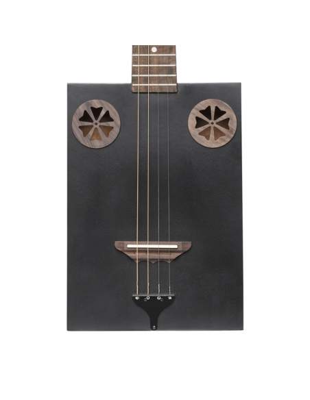 Acoustic Cigar Box Guitar with 4 strings, sapele top, Cask series
