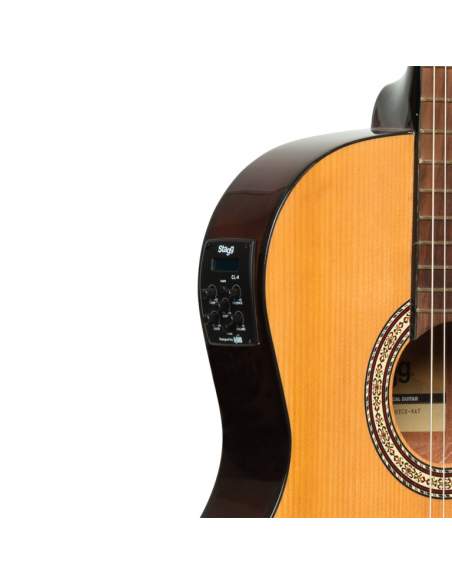 SCL60 cutaway acoustic-electric classical guitar with B-Band 4-band EQ, natural colour