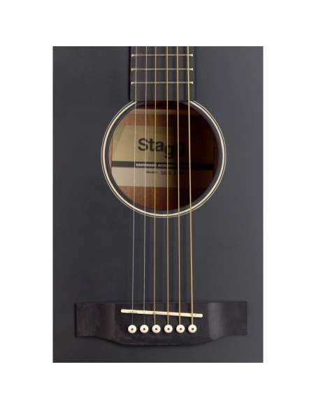 Akustinė gitara Stagg SA35 A BK LH kairiarankiams