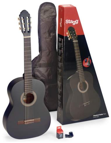 Classical Guitar pack Stagg C440 M BLK PACK