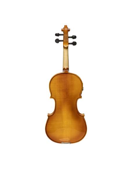 4/4 solid maple electric acoustic violin with soft case