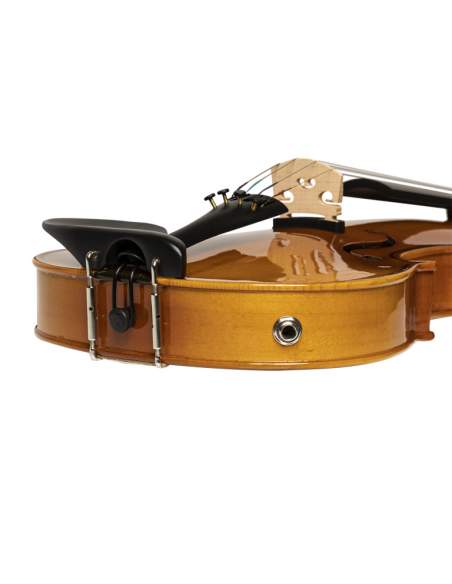 4/4 solid maple electric acoustic violin with soft case