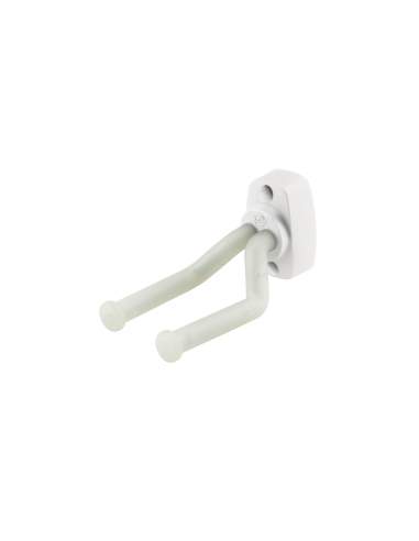 Guitar wall mount K&M 16280 white with translucent support elements