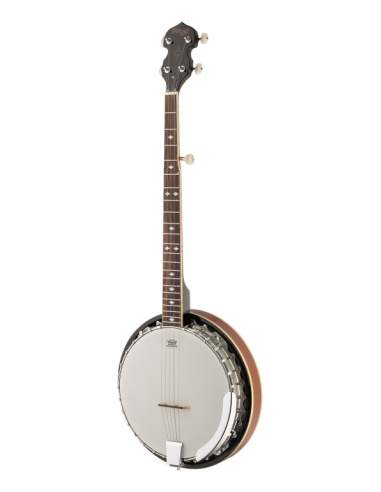 5-string Bluegrass Banjo Deluxe with metal pot, left-handed model