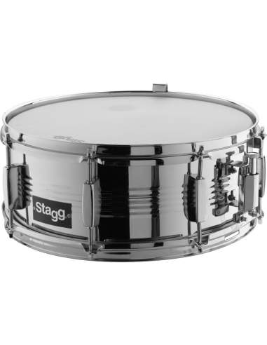 14 x 5.5" steel snare drum with 8 pairs of lugs