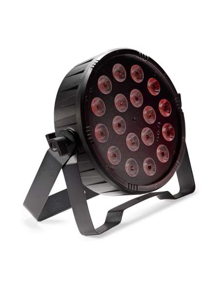 Flat ECOPAR 18 spotlight with 18 x 1-watt RGB (3 in 1) LED