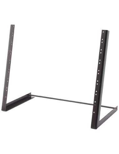 Angled 19"/ 8U rack desktop stand, for audio equipment