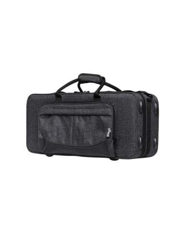 Soft case for alto saxophone, grey