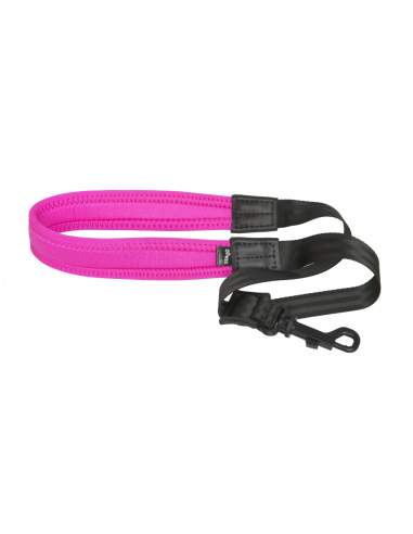 Fully-adjustable Easy saxophone strap with soft neck padding, magenta