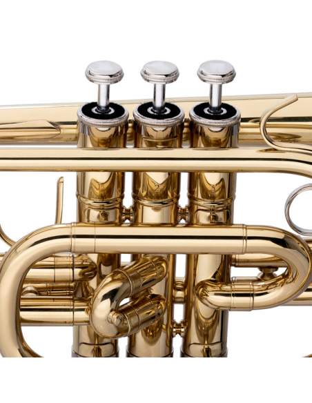 Bb-Cornet, ML-bore, Brass body material