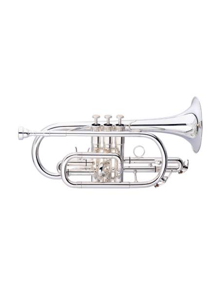 Bb Cornet, Monel, Brass body material