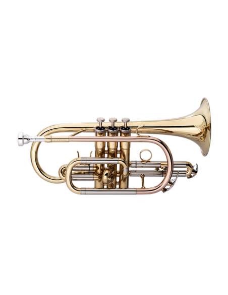 Bb Cornet, Monel, Brass body material