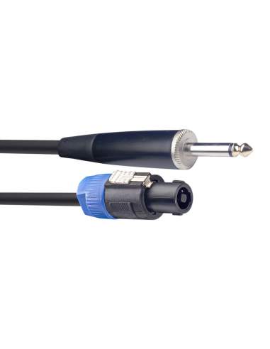Speaker cable, SPK/jack, 2 m (6')