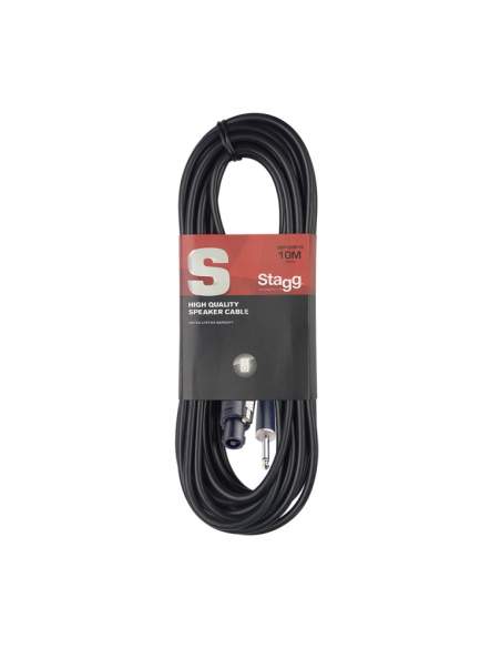 Speaker cable, SPK/jack, 10 m (33')