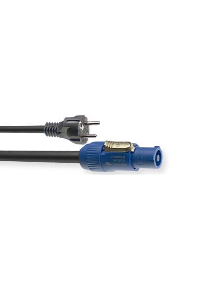 X series power cable, powerCON A/Schuko (m/m), 3 m (10')