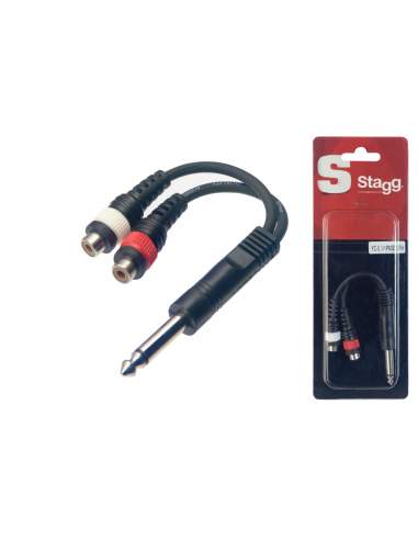 Adaptor cable Stagg YC-0,1/1PM2CFH