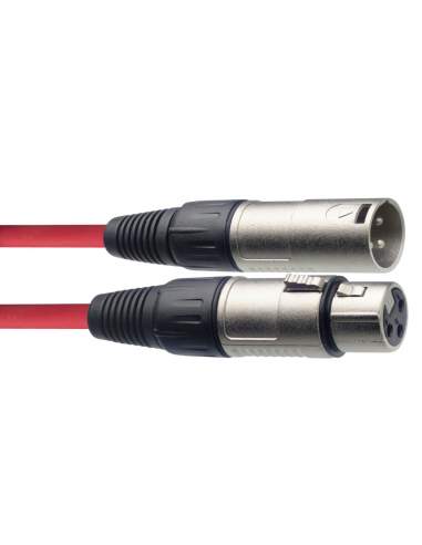 Audio kabelis Stagg SMC6 CRD, 6 m, raudonas