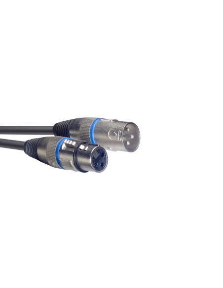 Audio kabelis XLR/XLR (m/f) Stagg SMC1 BL, 1 m