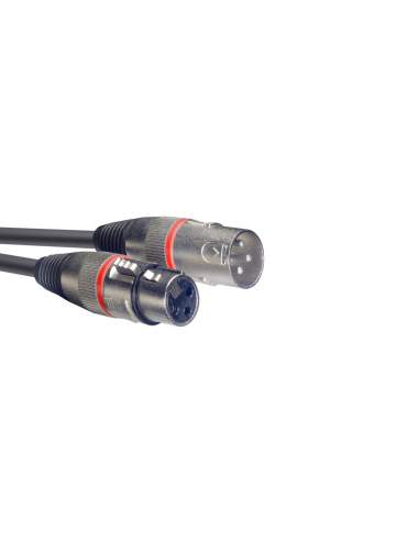 Audio kabelis XLR/XLR (m/f) Stagg SMC1 RD, 1 m