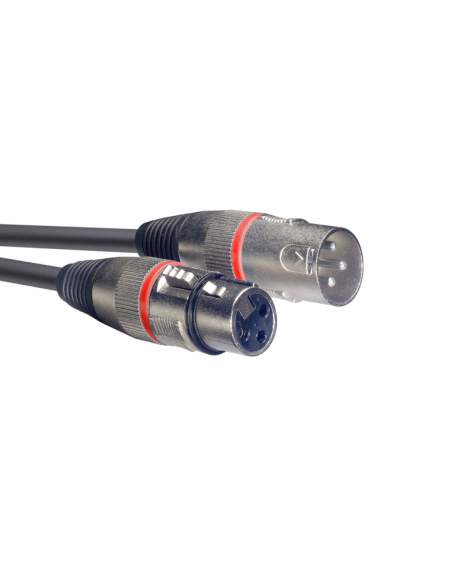 Audio kabelis XLR/XLR (m/f) Stagg SMC1 RD, 1 m