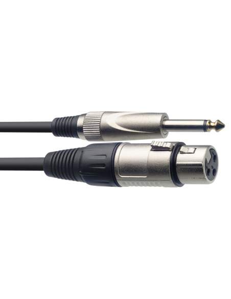 Audio kabelis XLR/jack (f/m) Stagg SMC1XP, 1 m