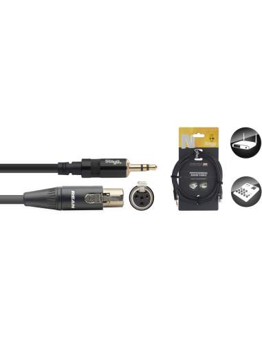 N-Series Audio Cable - Stereo Mini Phone Plug / Mini 4pin