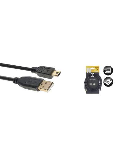 USB 2.0 kabelis A/A mini (m/m) Stagg NCC5UAUNA, 5 m