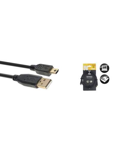 USB 2.0 kabelis A/A mini (m/m) Stagg NCC3UAUNA, 3 m