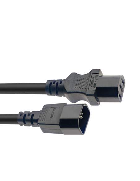 N series extension power cable, IEC/IEC (f/m), 5 m (16')