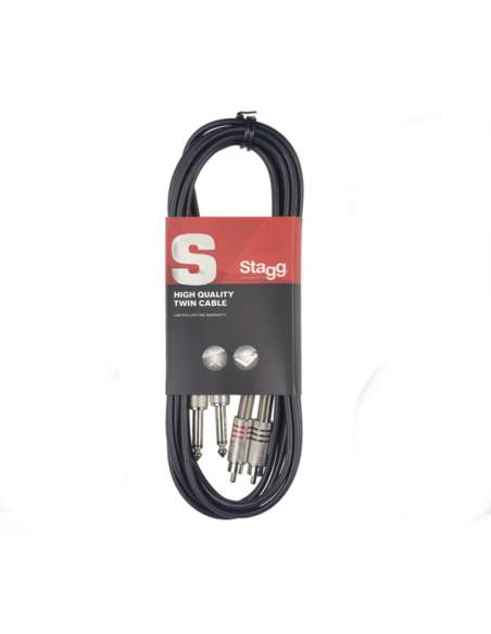 Twin cable Stagg STC060PCM, 60 cm