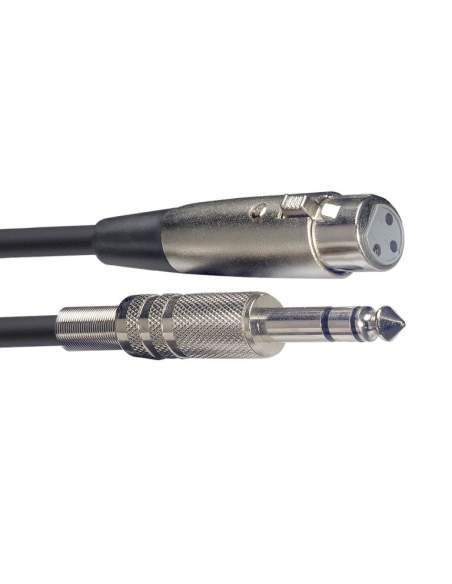 Audio kabelis XLR/jack (f/m) Stagg SAC3PSXF DL, 3 m