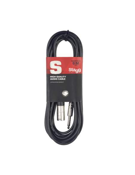 Audio kabelis XLR/jack (m/m) Stagg SAC6PXM DL, 6 m