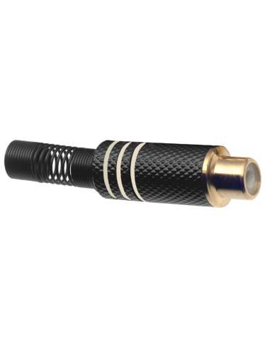 RCA f. jungtis Stagg 0200-F-BK-WHH