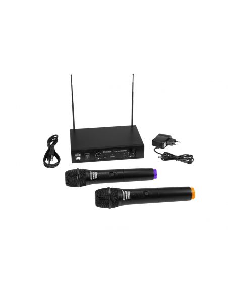 OMNITRONIC VHF-102 Wireless Mic System 212.35/200.10MHz