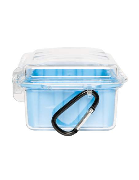 Water- and dustproof mini universal transport case with rubber lining