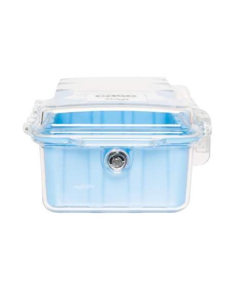 Water- and dustproof mini universal transport case with rubber lining