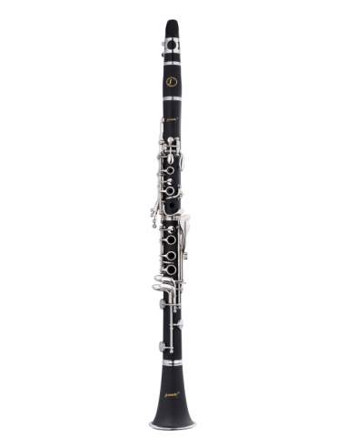 Bb Clarinet, ABS body, Boehm system, Nickel plated