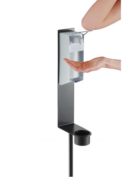 Disinfectant stand for Euro dispenser K&M 80320 black