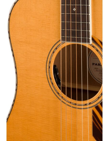 Electro acoustic guitar Fender PD-220E DREAD W/C, NAT