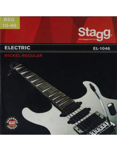 Nickel plated steel set of strings for electric guitar