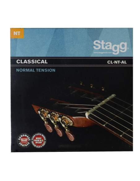 Nylon/silver plated wound set of strings for Classical guitar