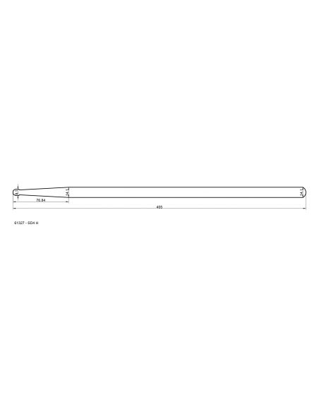 Būgnų lazdelės Rohema Rounded Tip SD4-H