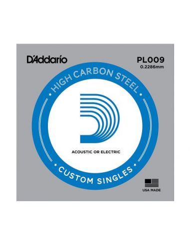 String for acoutic/electric guitar D`Addario PL009 0.09