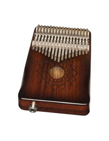 17 notes professional electro-acoustic kalimba