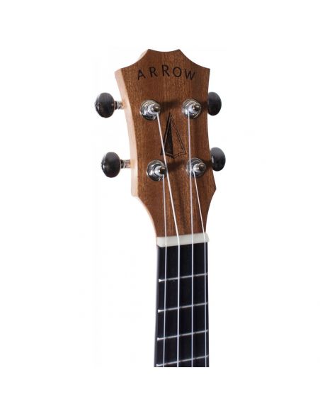 Koncertinės ukulelės komplektas Arrow MH10 sapele